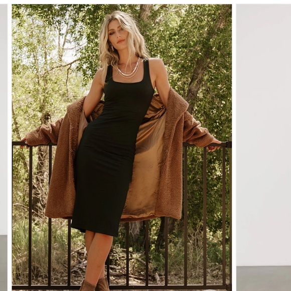 Baltic Born Forest Green Midi Dress - Picture 2 of 3